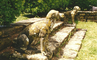 Perdigueiro português em escultura